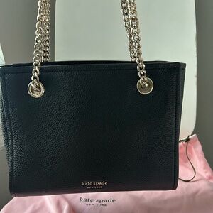 Kate Spade Black pebble leather medium tote/shoulder bag in like new condition.
